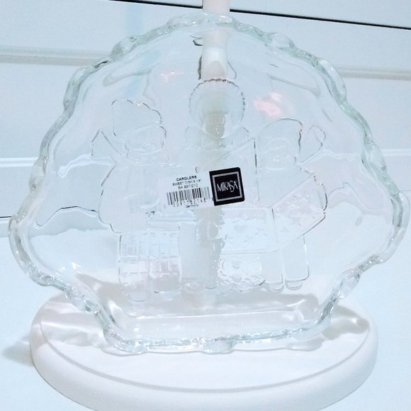 MIKASA Crystal Carolers Sweet Dish - Picture 3 of 9